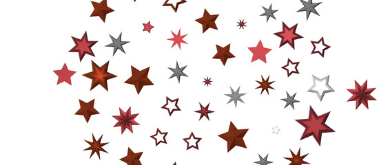 stars background, sparkle lights confetti falling. magic shining Flying christmas stars on night