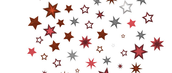 stars background, sparkle lights confetti falling. magic shining Flying christmas stars on night