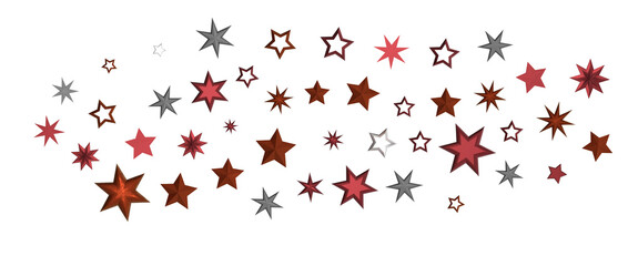 stars background, sparkle lights confetti falling. magic shining Flying christmas stars on night