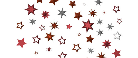 stars background, sparkle lights confetti falling. magic shining Flying christmas stars on night