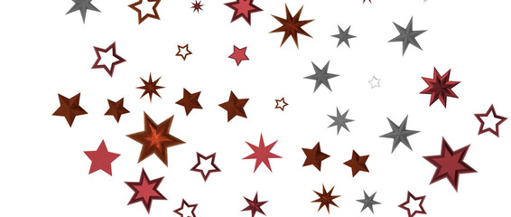stars background, sparkle lights confetti falling. magic shining Flying christmas stars on night