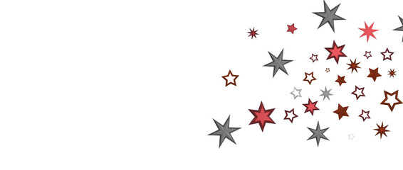stars background, sparkle lights confetti falling. magic shining Flying christmas stars on night