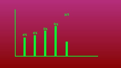 abstract beautiful graph chart illustration background