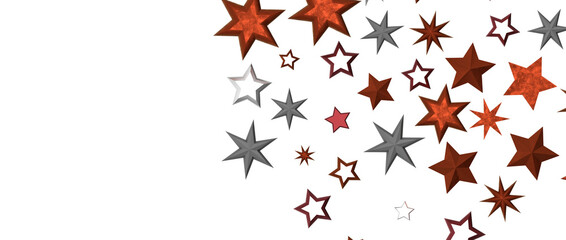 stars background, sparkle lights confetti falling. magic shining Flying christmas stars on night