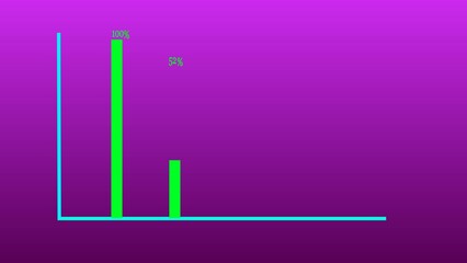 abstract beautiful graph chart illustration background