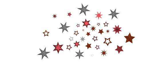 stars background, sparkle lights confetti falling. magic shining Flying christmas stars on night