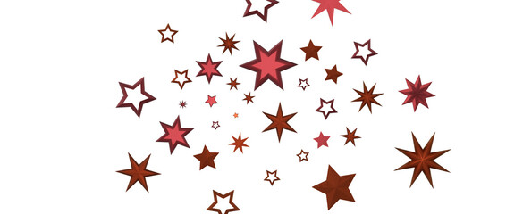 stars background, sparkle lights confetti falling. magic shining Flying christmas stars on night