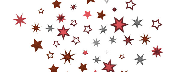 stars background, sparkle lights confetti falling. magic shining Flying christmas stars on night