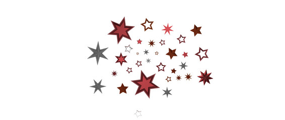 stars background, sparkle lights confetti falling. magic shining Flying christmas stars on night