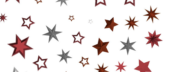 Obraz premium Holiday golden decoration, glitter frame isolated -