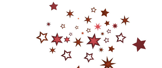 stars background, sparkle lights confetti falling. magic shining Flying christmas stars on night