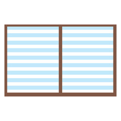 Isolated colored window icon image Vector