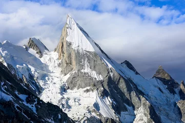 Crédence de cuisine en verre imprimé K2 Laila Peak at 6,096 meters, in Hushe Valley near Gondogoro Glacier in the Karakoram range. Located in Gilgit-Baltistan, Pakistan