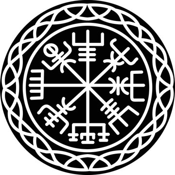Nordic Symbol Viking Rune Ring Amulet