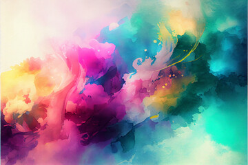 Abstract color background watercolor paint texture imitation