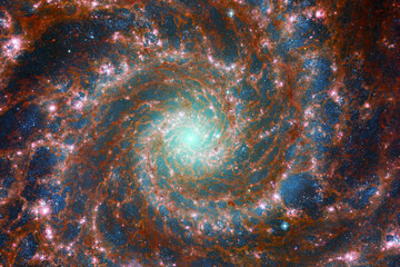 Cosmos, Universe, Phantom Galaxy, Abstract cosmos background - 560834171