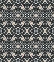 Fototapeta premium Geometric pattern. Seamless vector background. Ethnic graphic design.