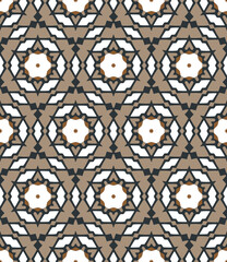 Geometric pattern. Seamless vector background. Ethnic graphic design.