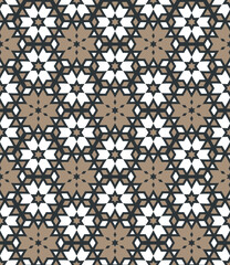 Geometric pattern. Seamless vector background. Ethnic graphic design.	