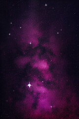 Abstract space nebula backgrounds. IA technology