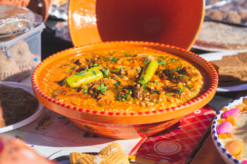 Celebrating the Amazing new year with traditional berber dish Berkoukes