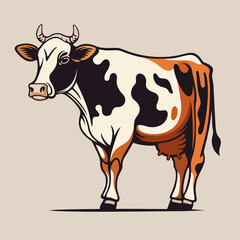 Cow vector illustration.