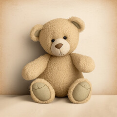 Obraz premium Teddy bear. Generative AI.
