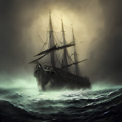 Obraz premium ghost ship