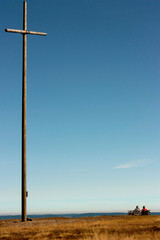 cross on the top of the hill