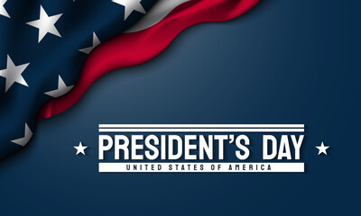 President's Day Background Design.