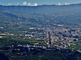Blick von El Time auf Los Llanos auf La Palma