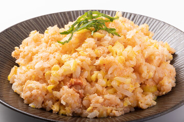 明太子バターチャーハン