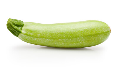 Fresh vegetable marrow isolated on white background