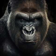 Obraz premium Portrait of a gorilla