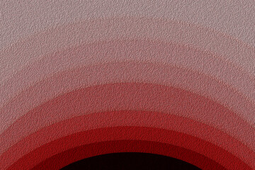 Red gradient textured oil wave shapes. Layered curve Origami design for business presentations,...