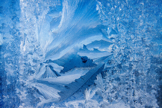 Winter Frost on a window.