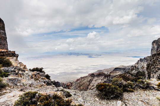 Scenic view from the notch on Notch Peak.