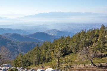 Fototapeta na wymiar Landscape of Pirin Mountain near Orelyak peak, Bulgaria