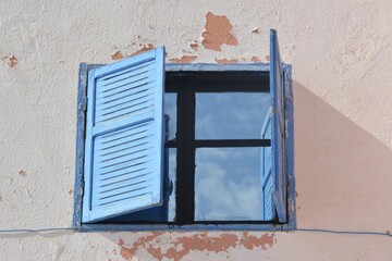 ventana window azul