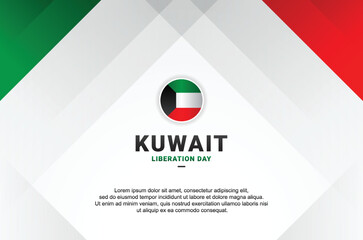 Kuwait Liberation Day Design Background Elegant