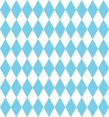 bavarian pattern for oktoberfest. german blue rhombus texture. Vector illustration