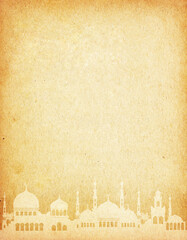 Elegant islamic paper background