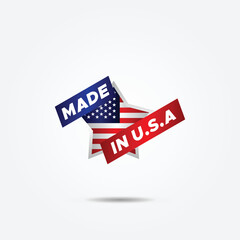 Made In USA Elegant Label Design