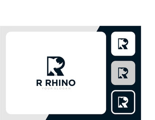 r logo design with rhino