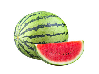 water melon isolated on transparent png
