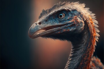 fantasy dinosaur generative ai portrait