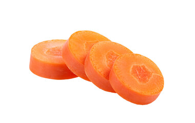 carrot slices on transparent png