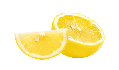 lemon on transparent png