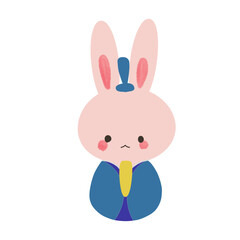 名称未設定のアートワーク手書きのうさぎお内裏様