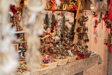 ornament of christmas market
